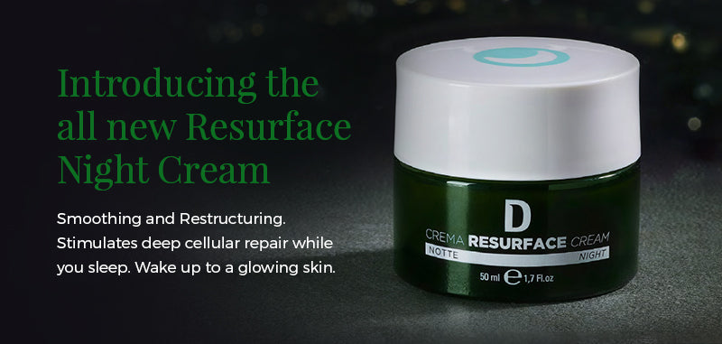 Dermophisiologique night cream on black background with promotional text