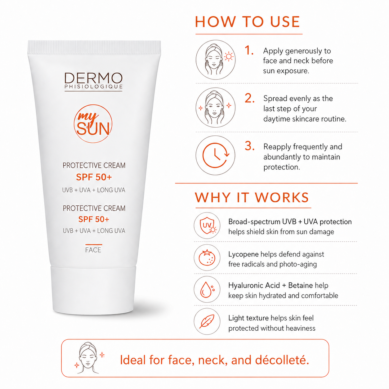 My Sun - Face Sunscreen SPF 50