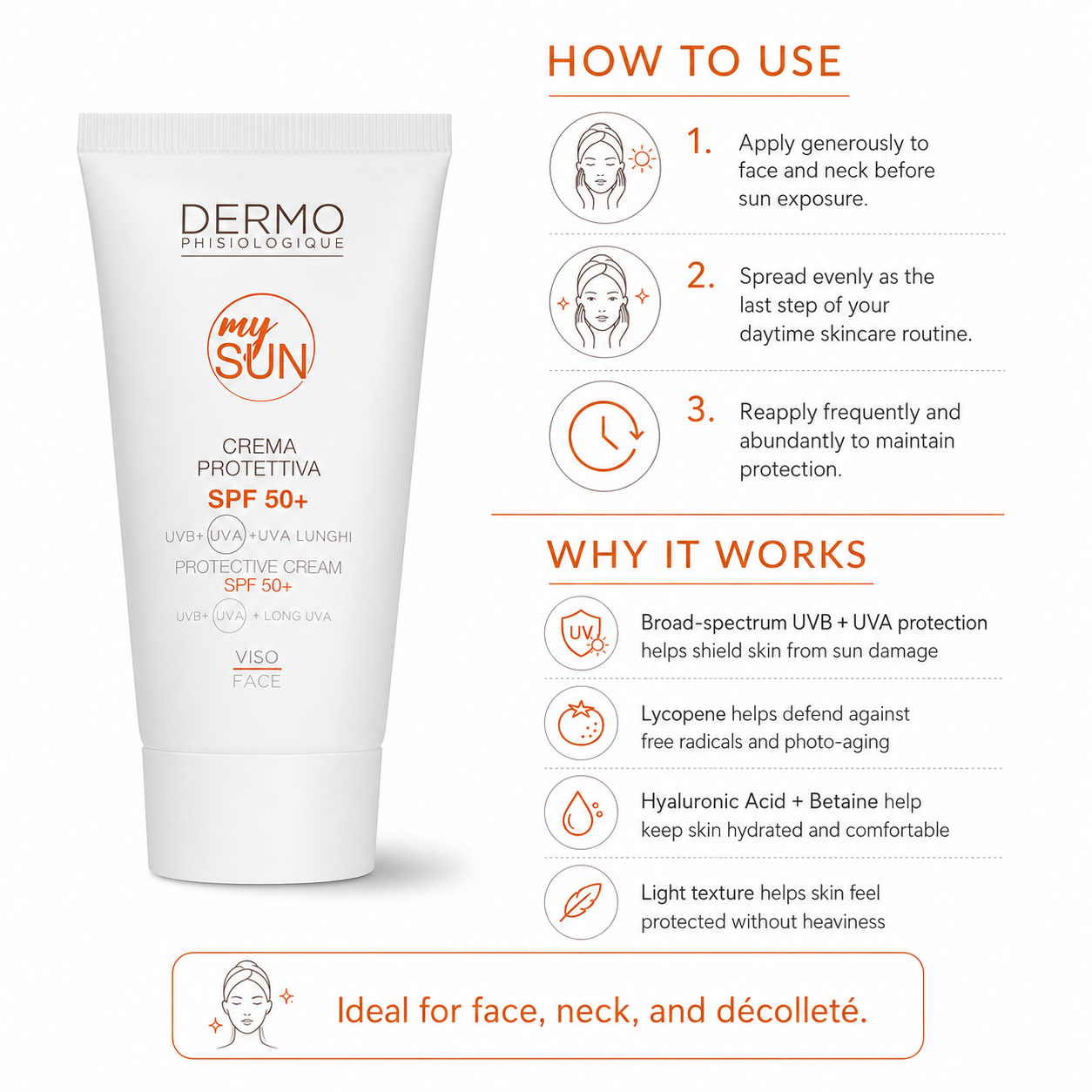 My Sun - Face Sunscreen SPF 50