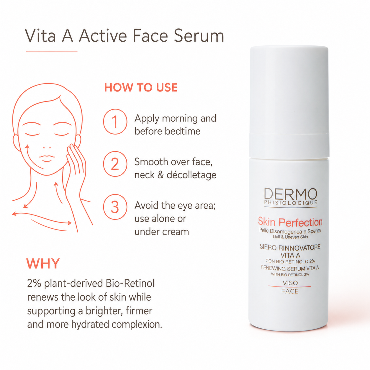 Vita A Active Face Serum with 2% Bio-Retinol